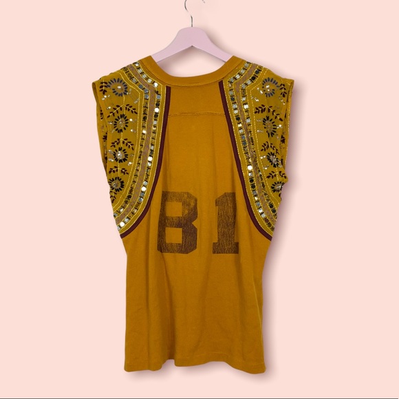 Tokyo 8 Sleeveless Sequin Tee Shirt Xs 